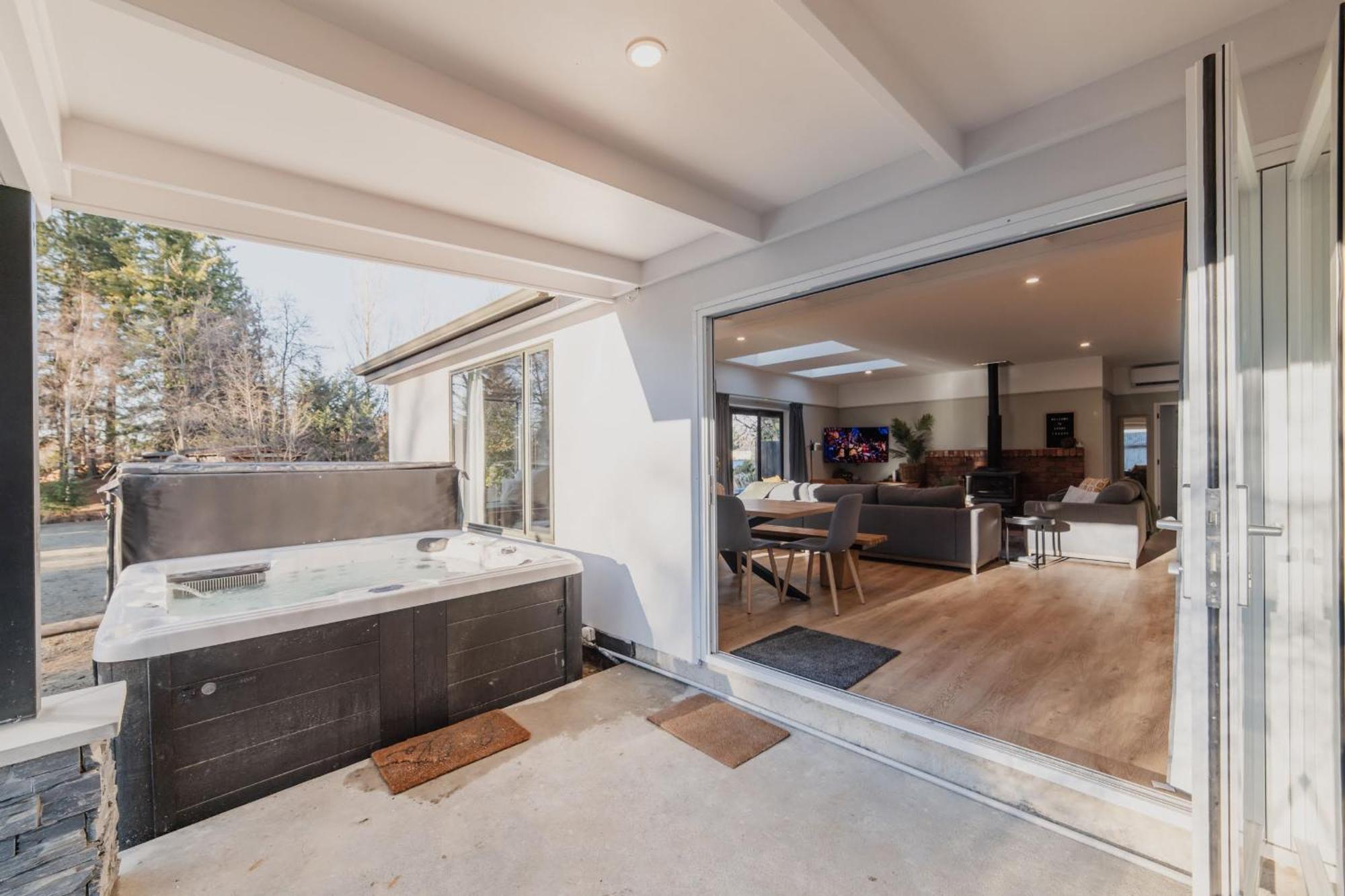 Galaxy 3Br Modern Home With Fireplace Outdoor Spa Lake Tekapo Exteriér fotografie